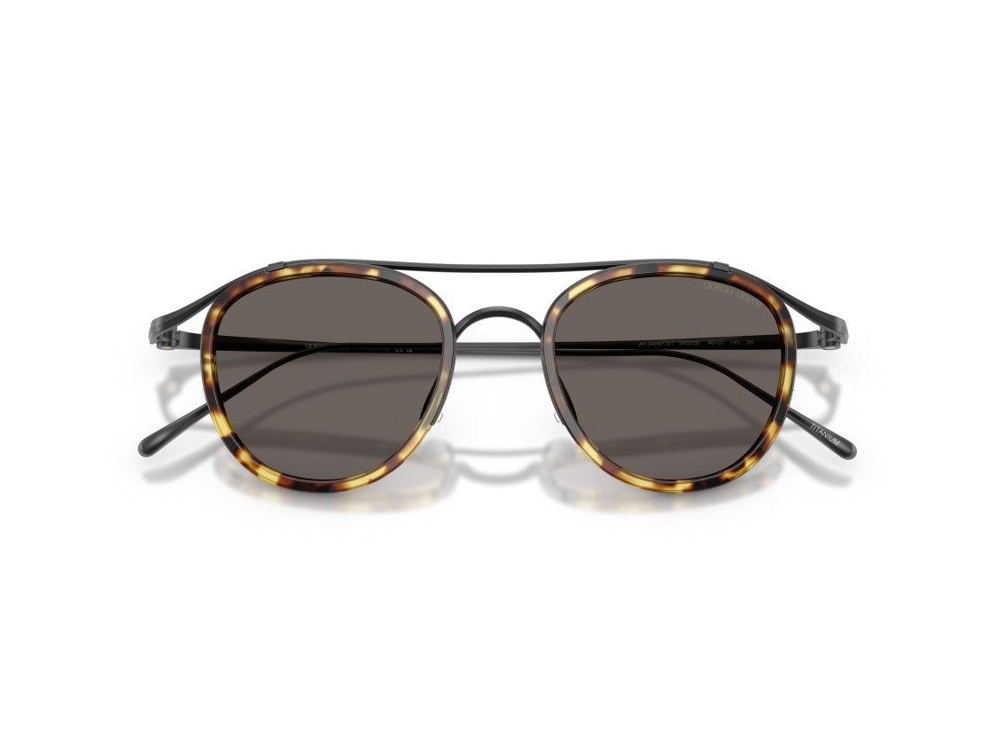 Giorgio Armani 0Ar6179t Titanium Double Bridge Sunglasses