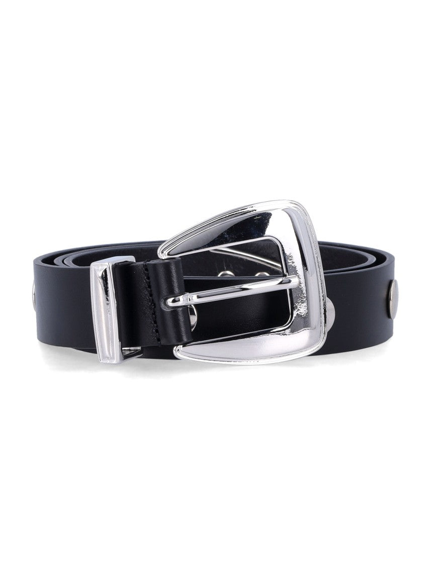 The Frankie Shop Perth Studded Leather Belt