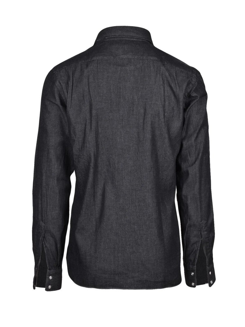 Luigi Borrelli Napoli Button-Down Cotton Shirt With Textured Weave
