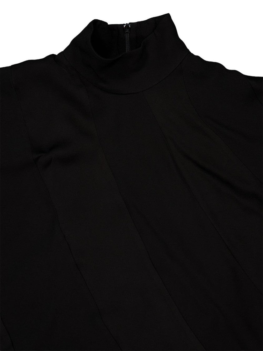 Zimmermann High-Neck Puffed-Sleeve Cotton Shirt