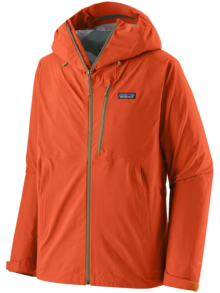 Patagonia Orange Granite Crest Rain Rain Jacket