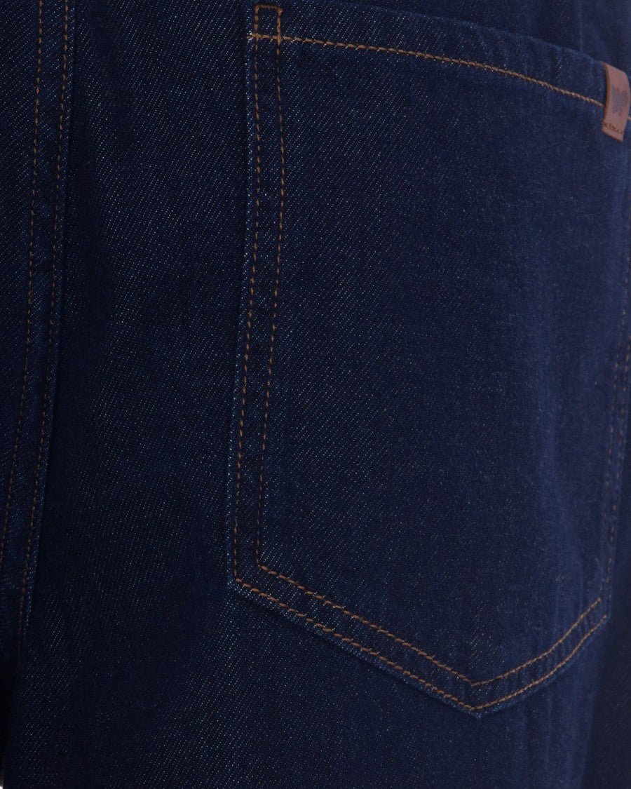 Max Mara Dark Indigo Zattera Cotton Jeans