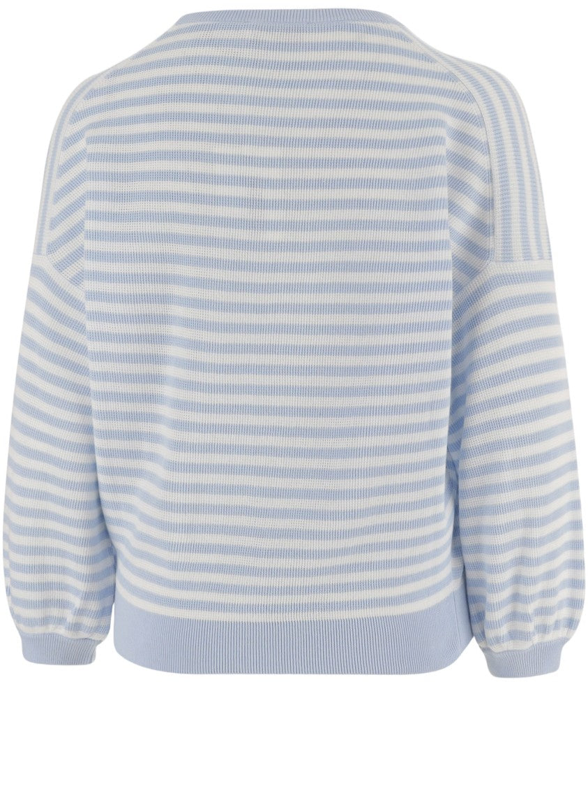 Bruno Manetti Cotton Striped Knit