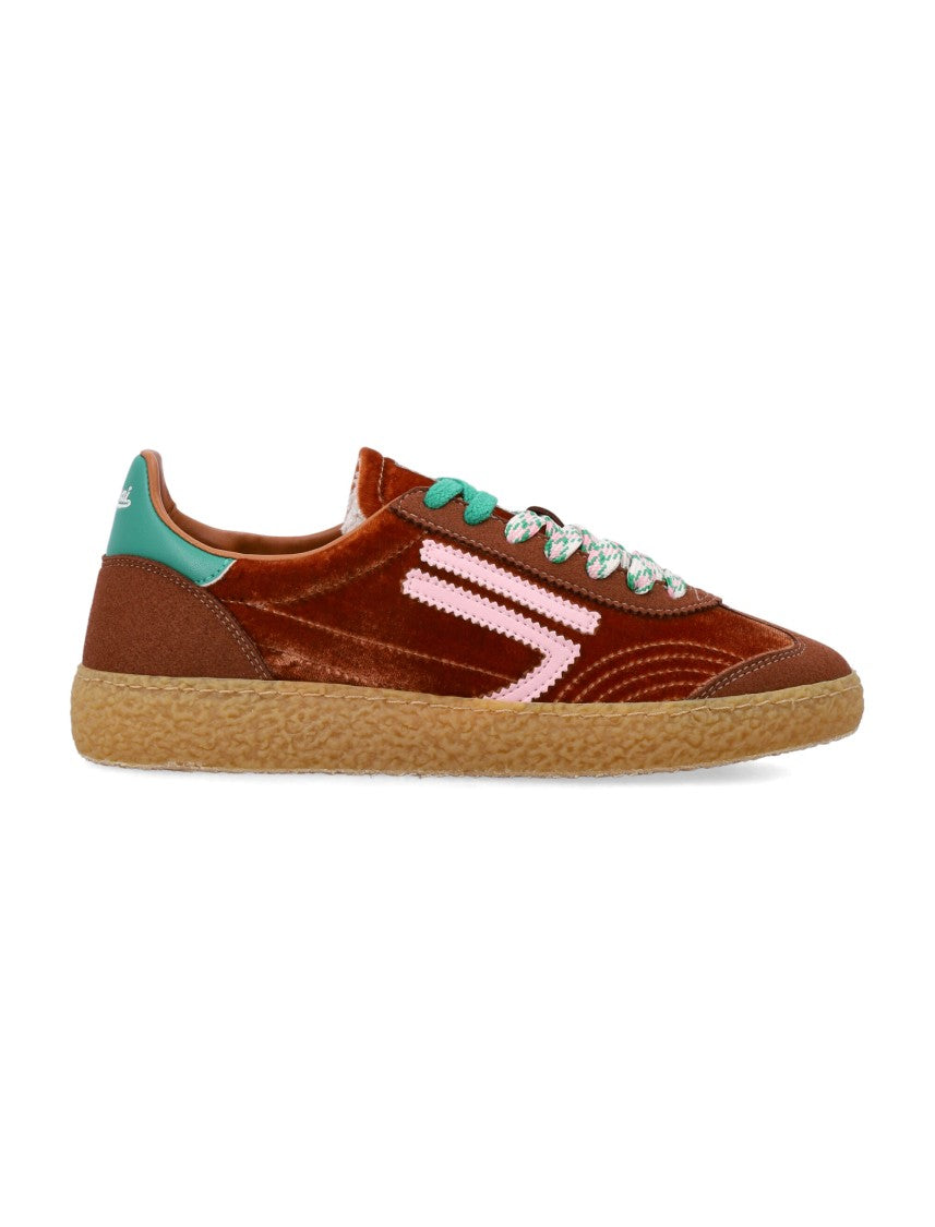 Puraai Xs Velvet Suede-Effect Sneakers