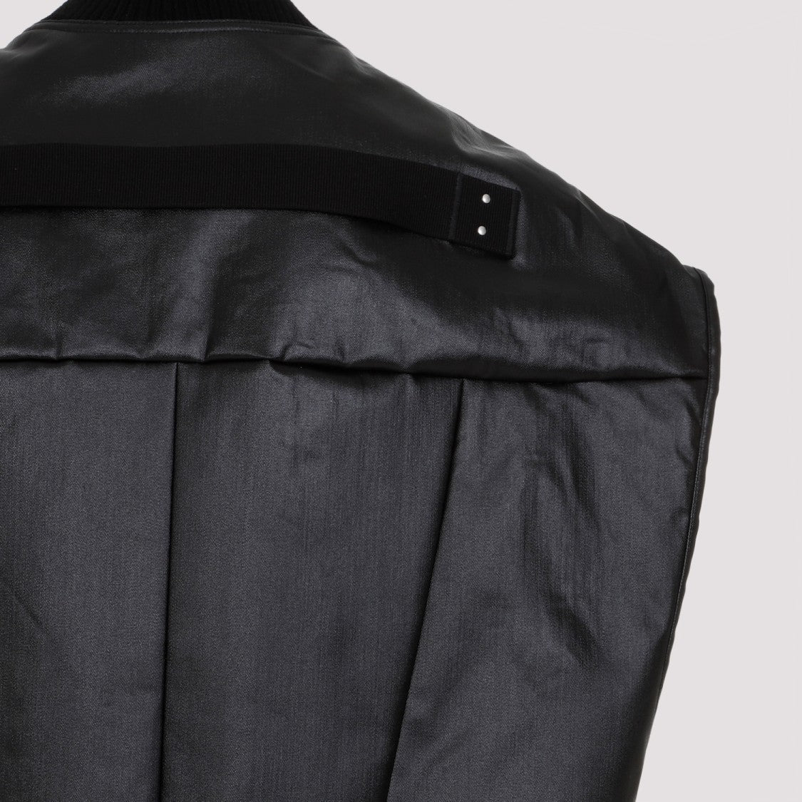 Rick Owens Jumbo Flight Denim Cotton Vest