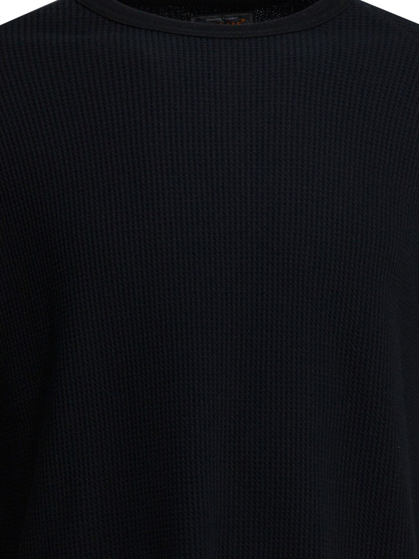 Beams Plus Waffle Knit Long-Sleeve Crew Thermal T-Shirt