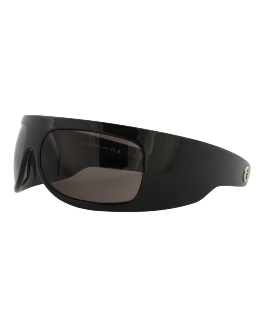 Gucci Shield-Frame Injection Sunglasses