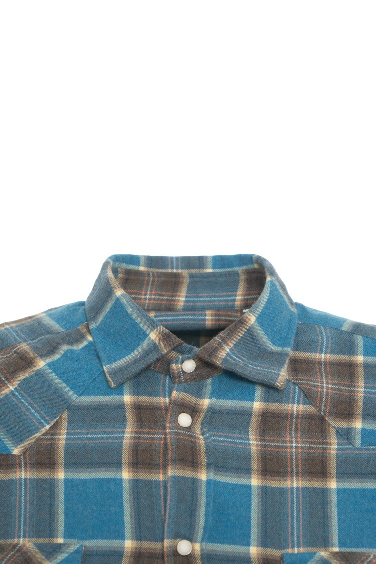 Bastoncino Checkered Design Men's Shirt With Dual Chest Pockets