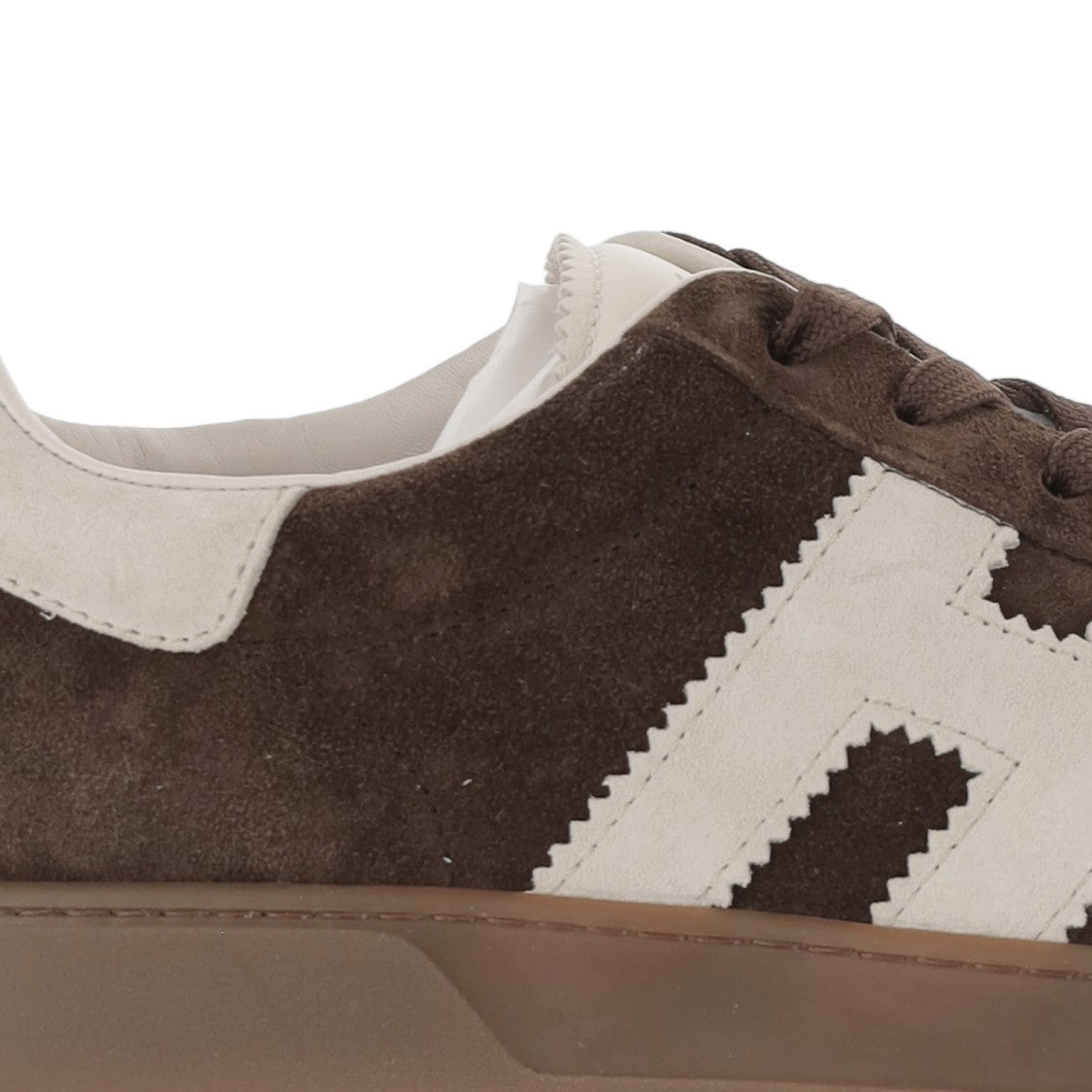 Hogan Low-Top Suede Sneakers With Nappa Leather Details