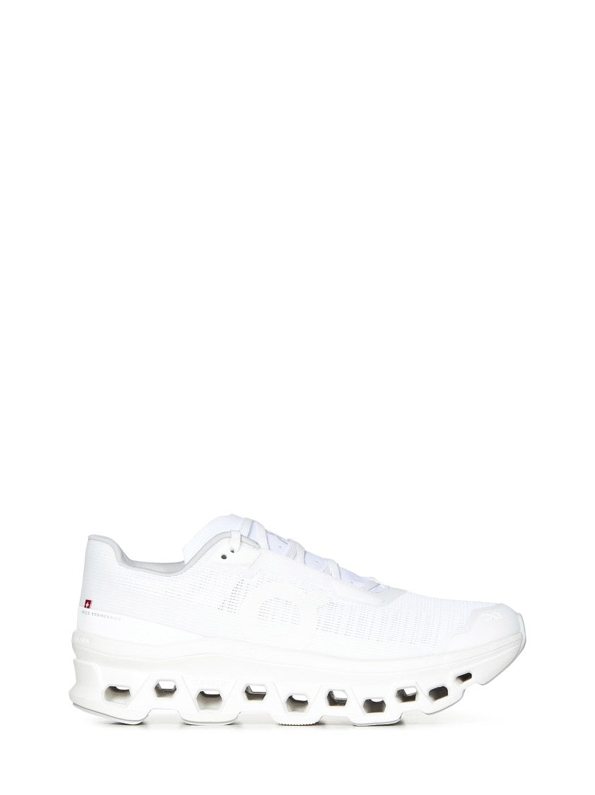 On Running Technical Mesh Sneakers With Perforated Rubber Sole