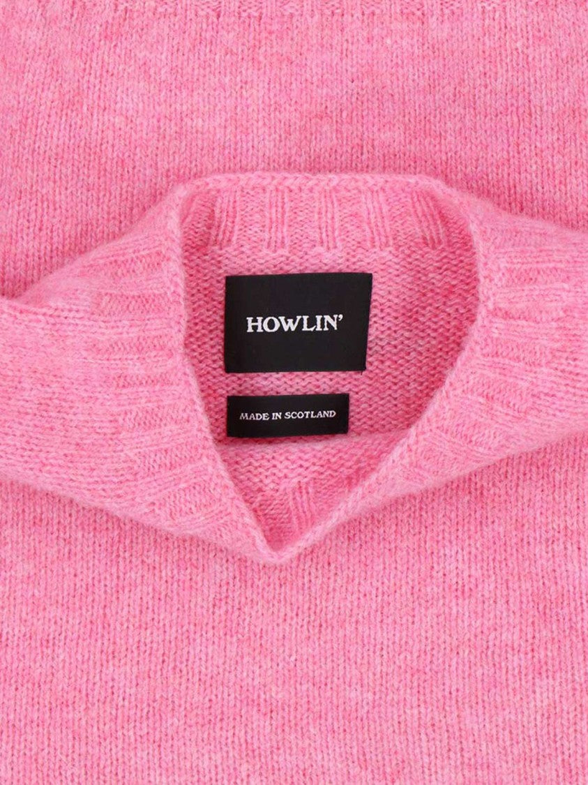 Howlin Pink Textured Knit Sweater