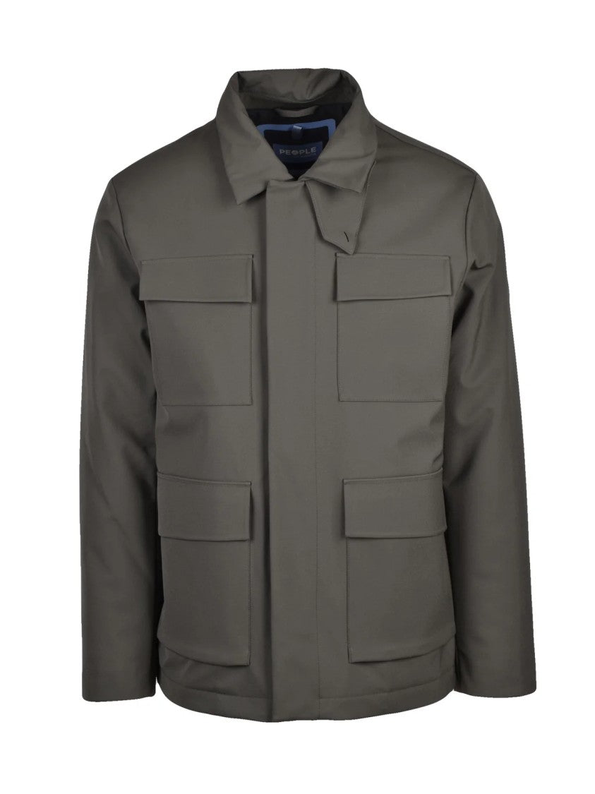 People Of Shibuya Military-Inspired Kasugai Coat With Quilted Interior