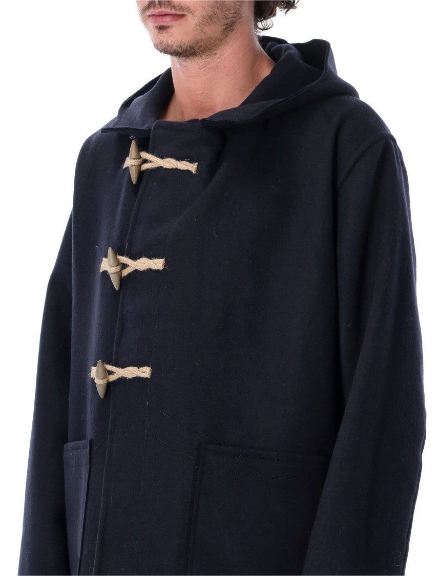 Fortela Kiowa Wool Toggle Hooded Montgomery Coat