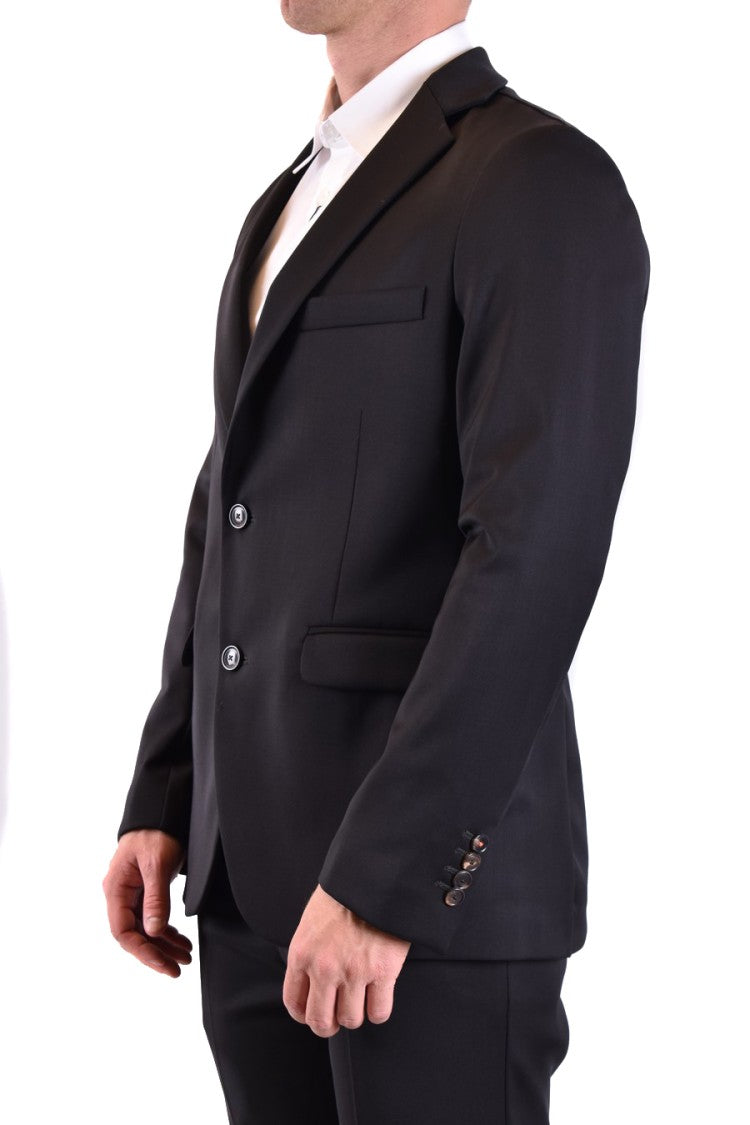 Rrd Tailored Black Blazer With Notch Lapel