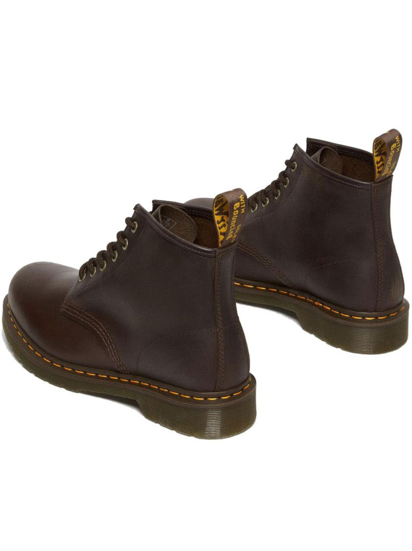 Dr. Martens Rich Brown Leather Lace-Up Boots