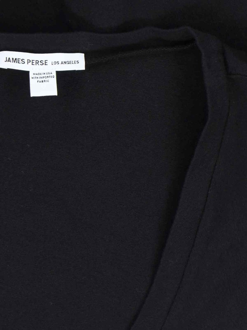 James Perse "Classic V-Neck" T-Shirt – Black