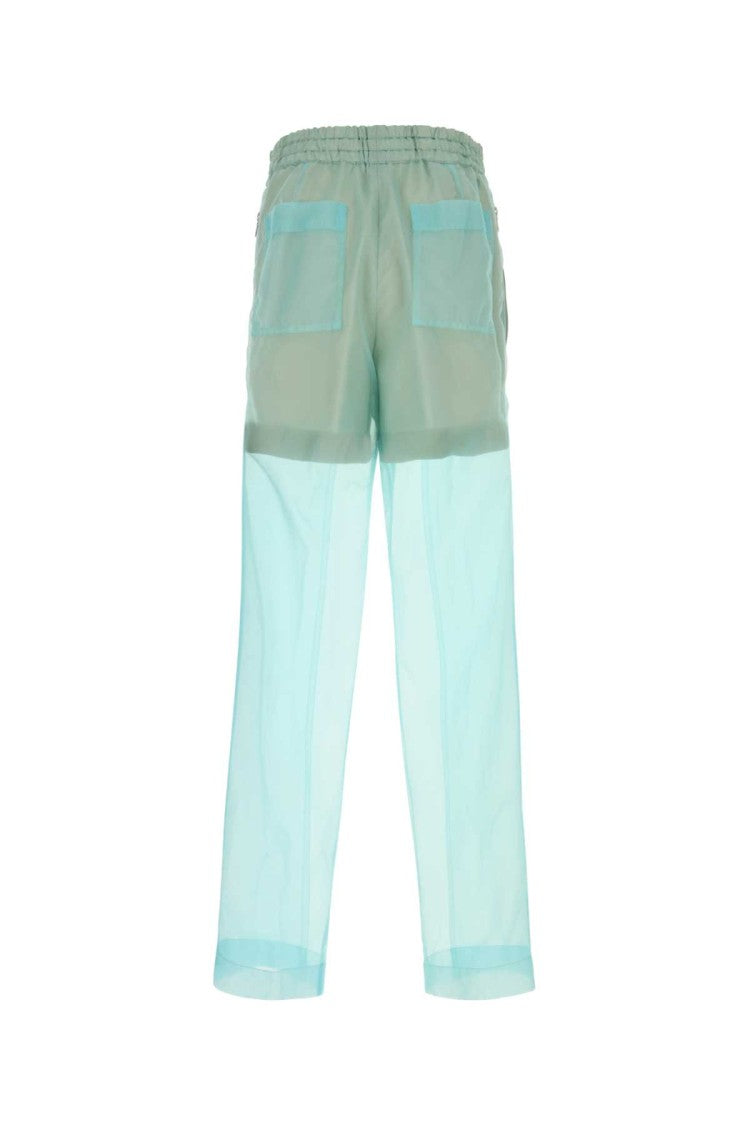 Dries Van Noten Light Blue Organza Pendo Pant