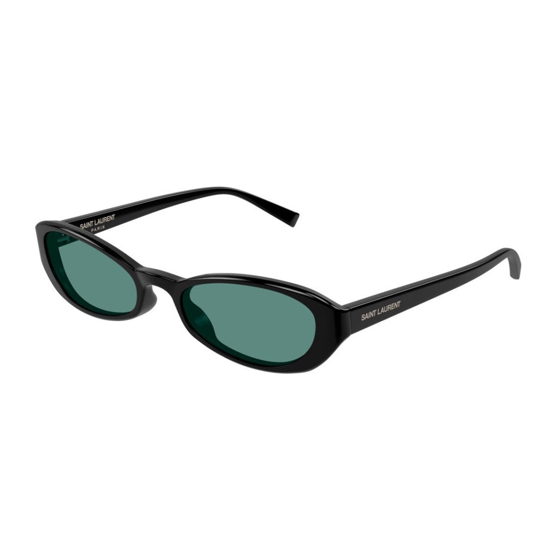 Saint Laurent Black Sue Recycled Acetate Almond Sunglasses