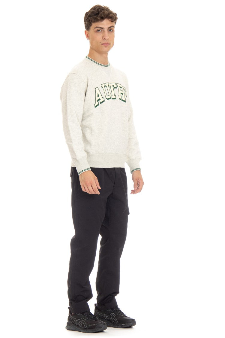 Autry Cotton Crewneck Sweatshirt With Logo