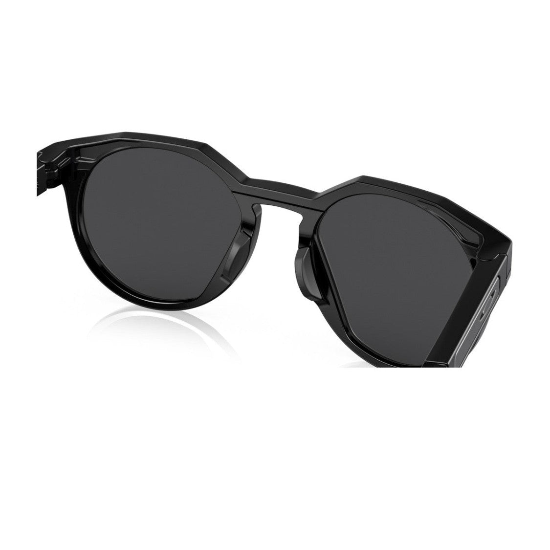 Oakley Black Oo9242 Hstn Injected Round Sunglasses