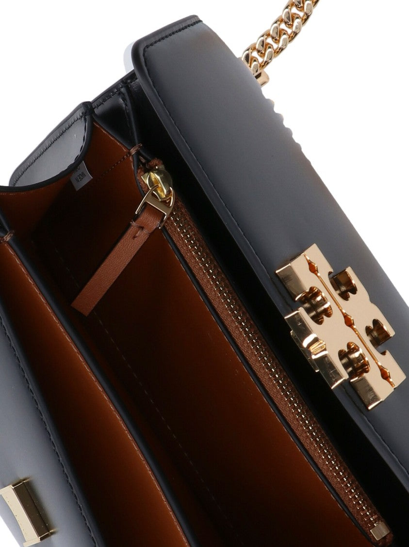 Tory Burch Small Black Leather Crossbody Bag