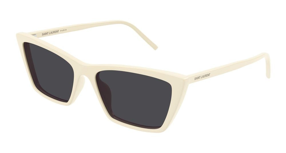 Saint Laurent Sunglasses Saint Laurent Sl 737 Mica Thin 005 Ivory Ivory Black 54/16/145