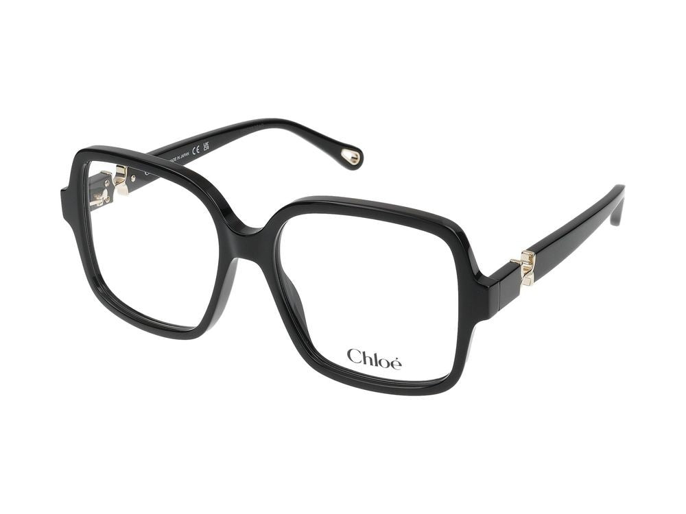Chloé Black Ch0335o Acetate Oversized Square Eyeglasses