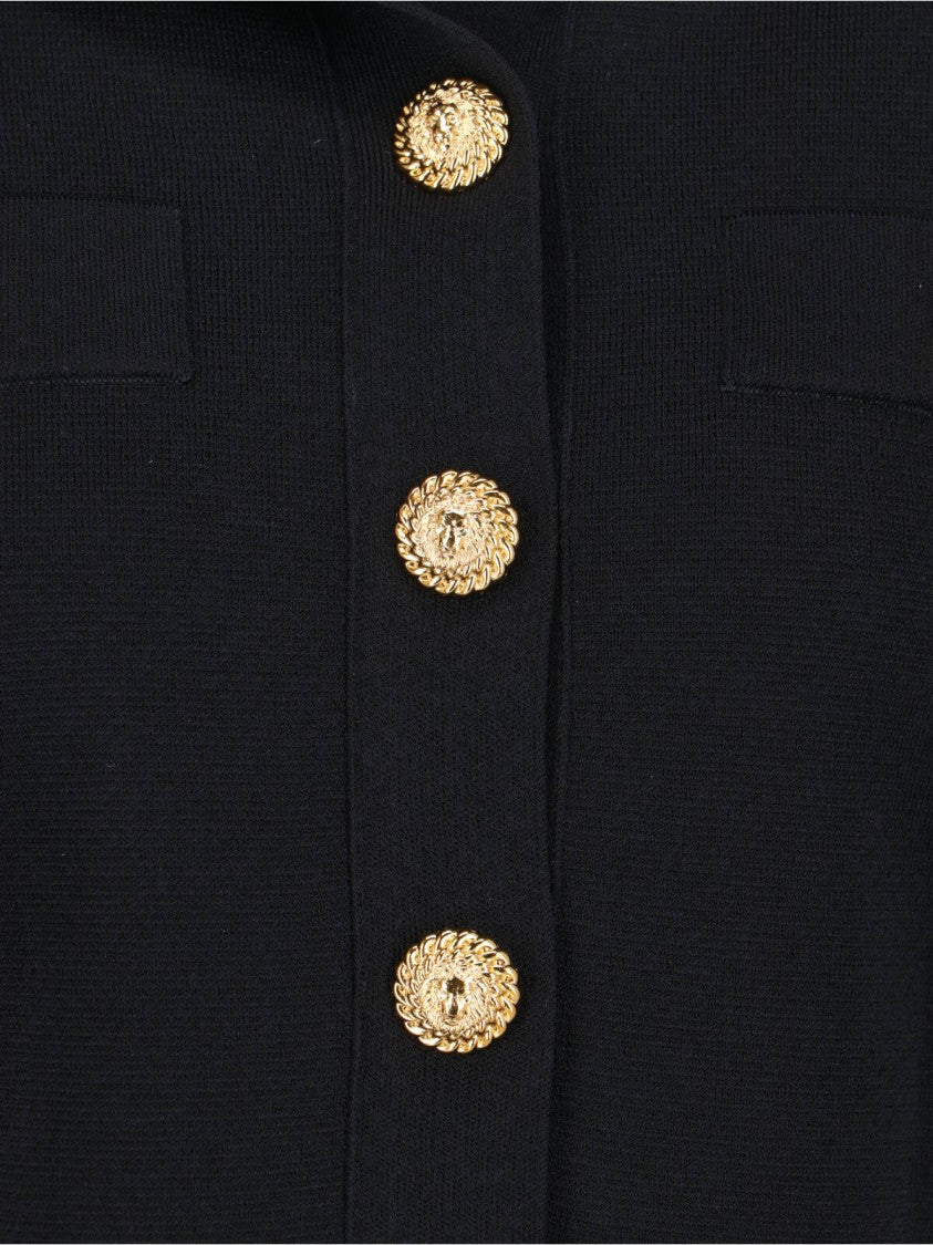Balmain Crop Cardigan – Black