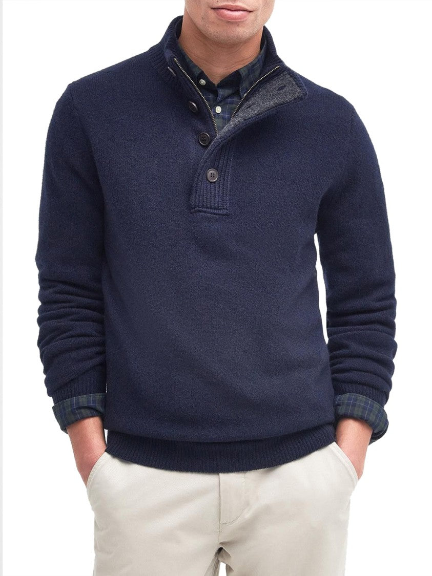 Barbour Essential Patch Half Zip Sweater