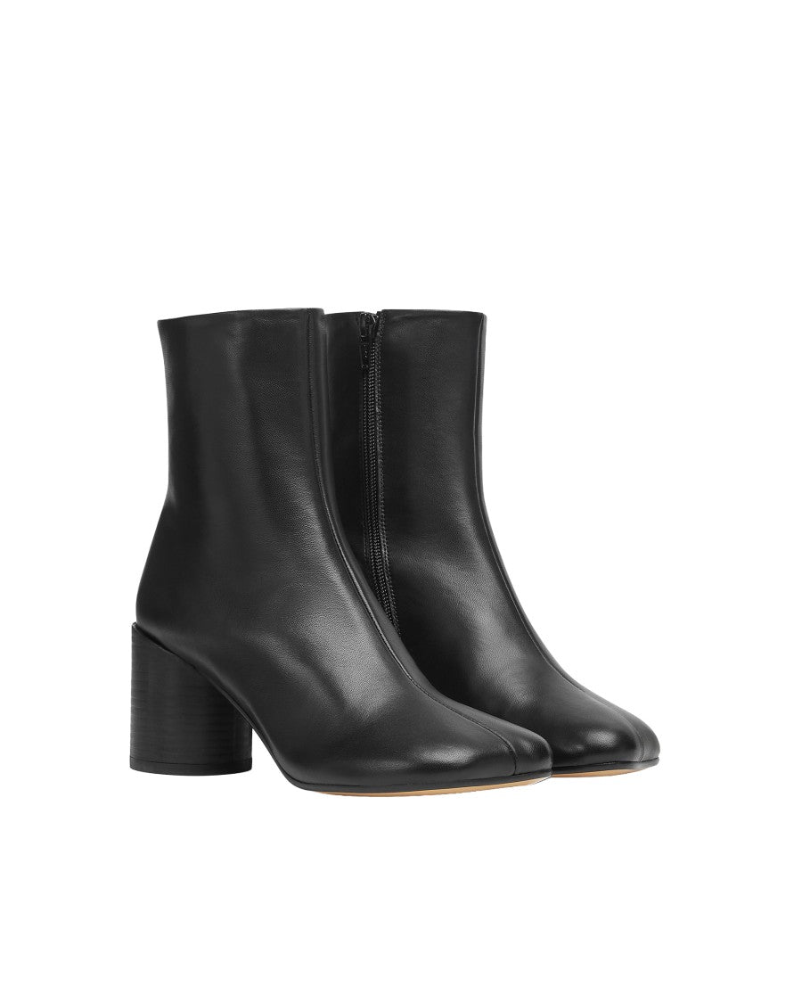 Mm6 By Maison Margiela Anatomical Toe Ankle Boots With Distinctive Stitch Detail