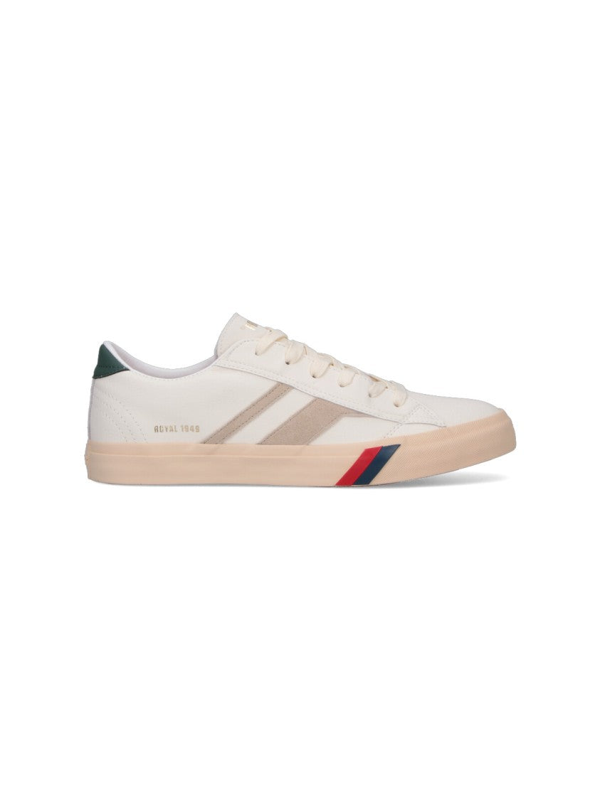 Pro-Keds 1949 Royal Classic Low-Top Sneakers In Smooth White Leather