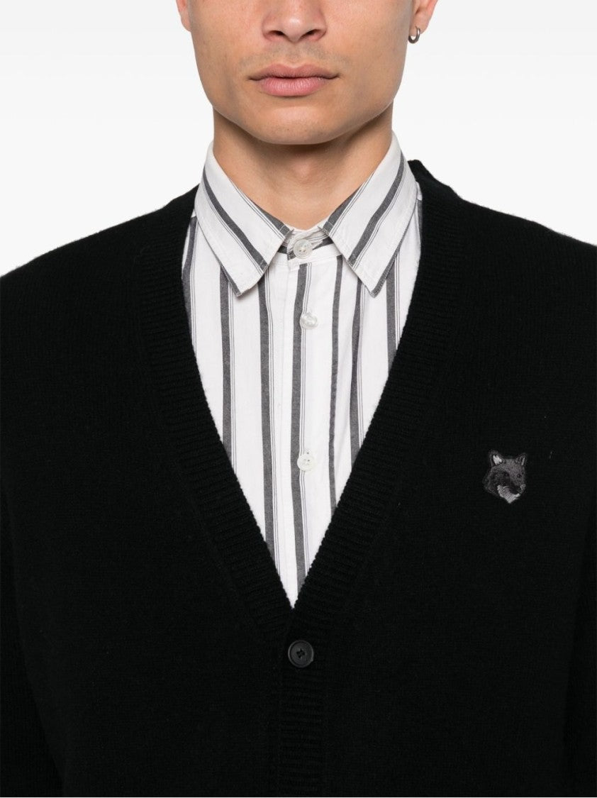 Maison Kitsuné Bold Fox Head Patch Regular Cardigan