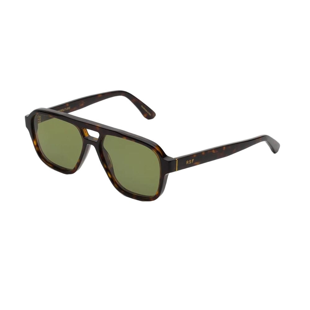 Retrosuperfuture Maneval Havana Havana Acetate Pilot Sunglasses