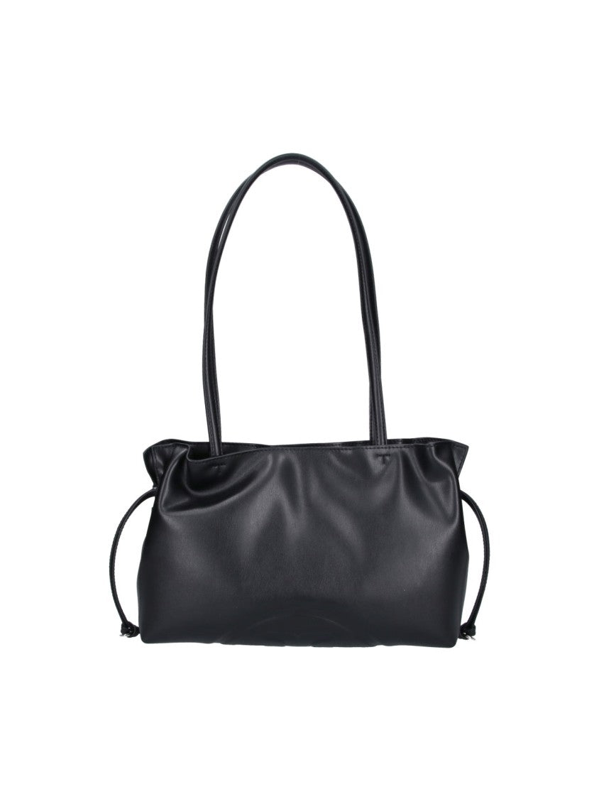 Tory Burch Black Faux Leather Ella Shoulder Bag