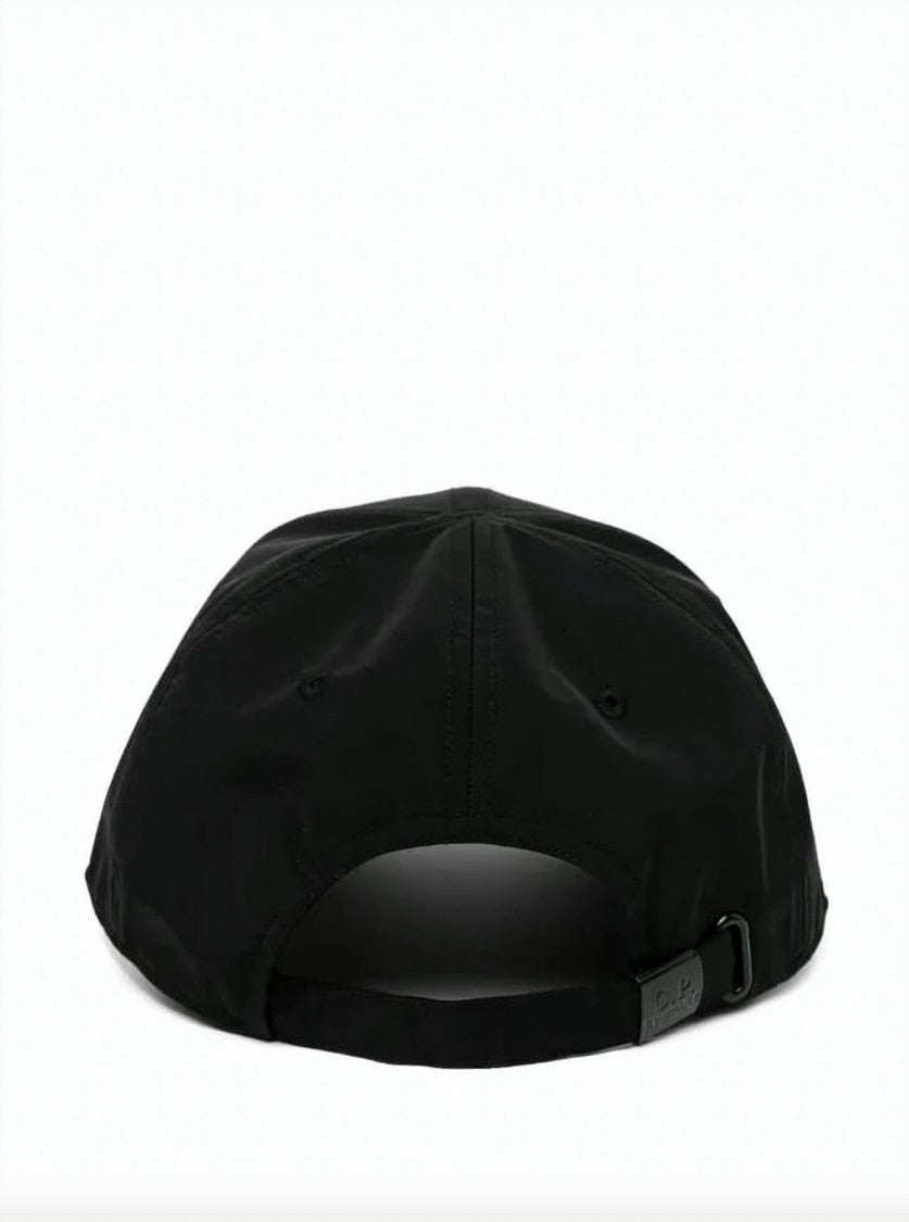 C.P. Company Curved Brim Black Cap