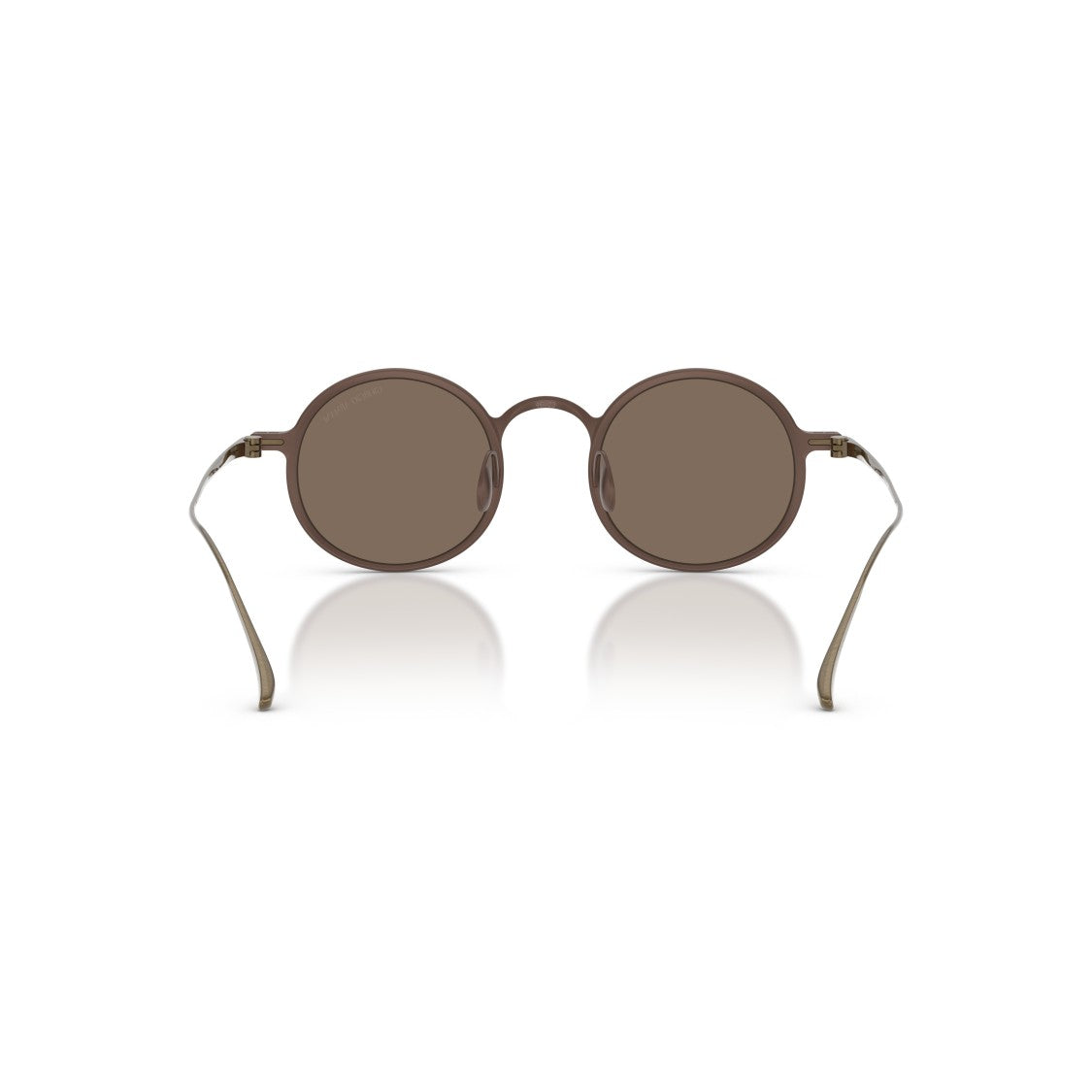 Giorgio Armani 0Ar6173t Round Titanium Sunglasses With Tinted Lenses