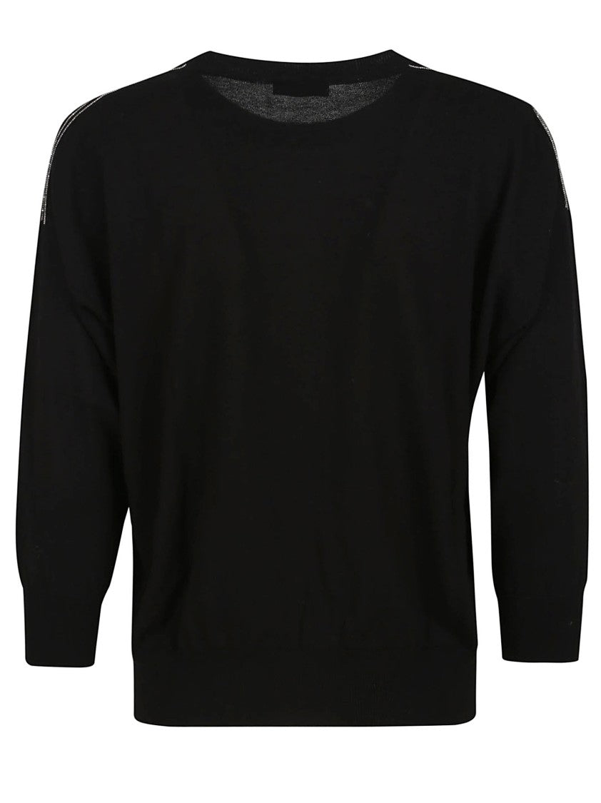 Peserico Pure Cotton Crepe Yarn Sweater
