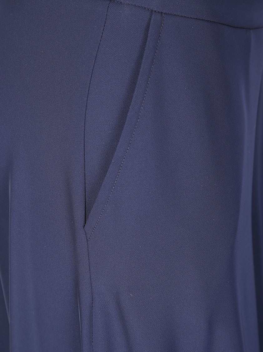 Stefano Mortari Wide-Leg Trousers With Side Zip Closure