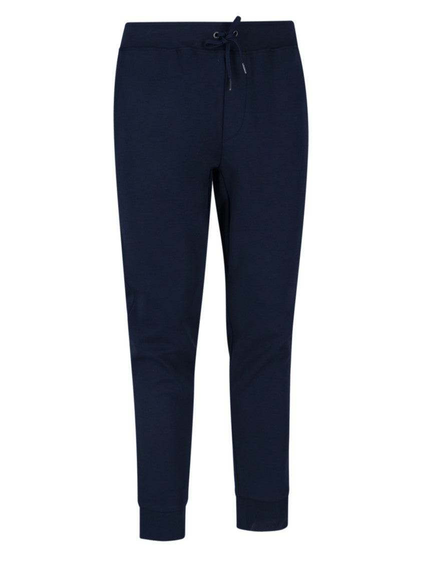 Polo Ralph Lauren Blue Elastic Waist Drawstring Track Trousers