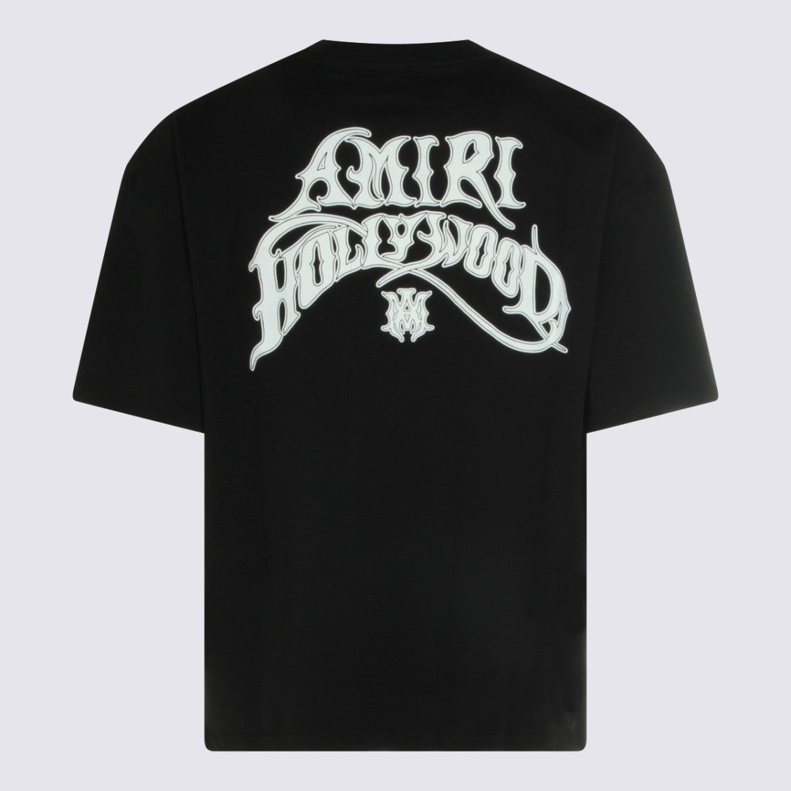 Amiri Black Short-Sleeve T-Shirt With Graphic Logo Detail