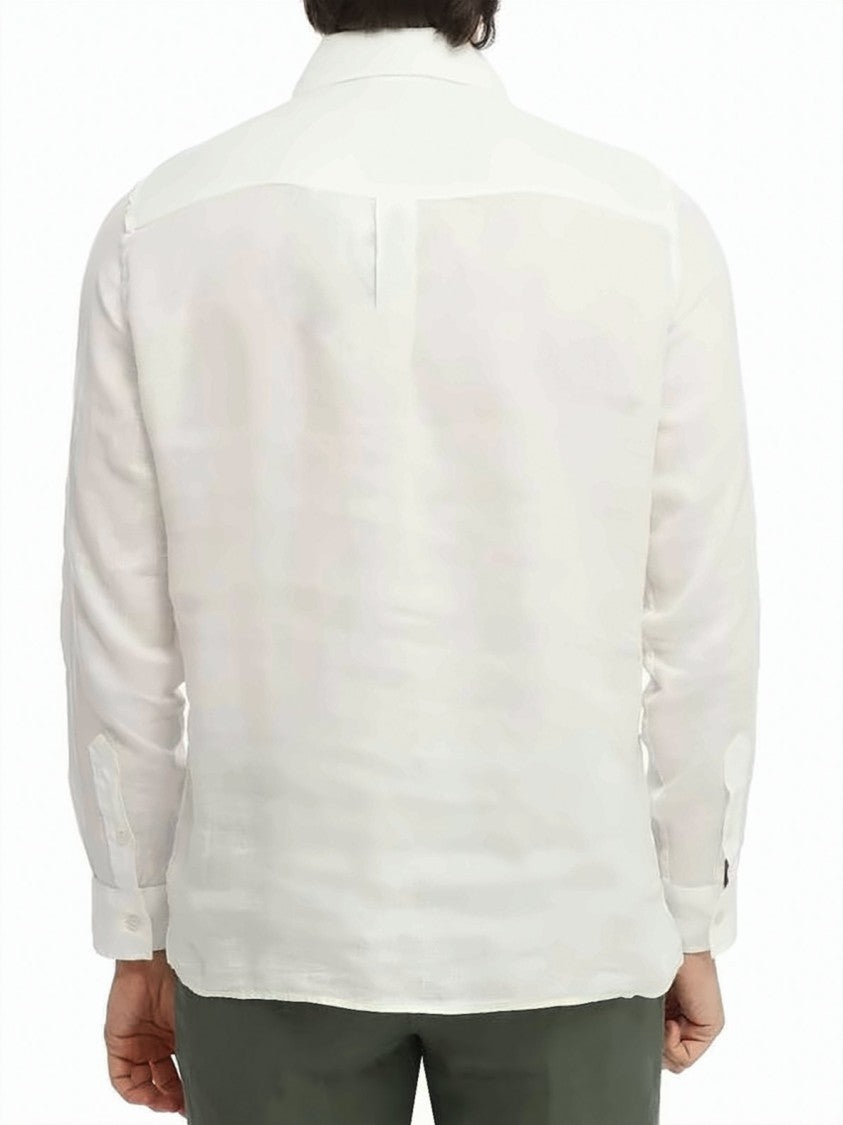 Mc2 Saint Barth Semi-Sheer Textured Long-Sleeve Shirt