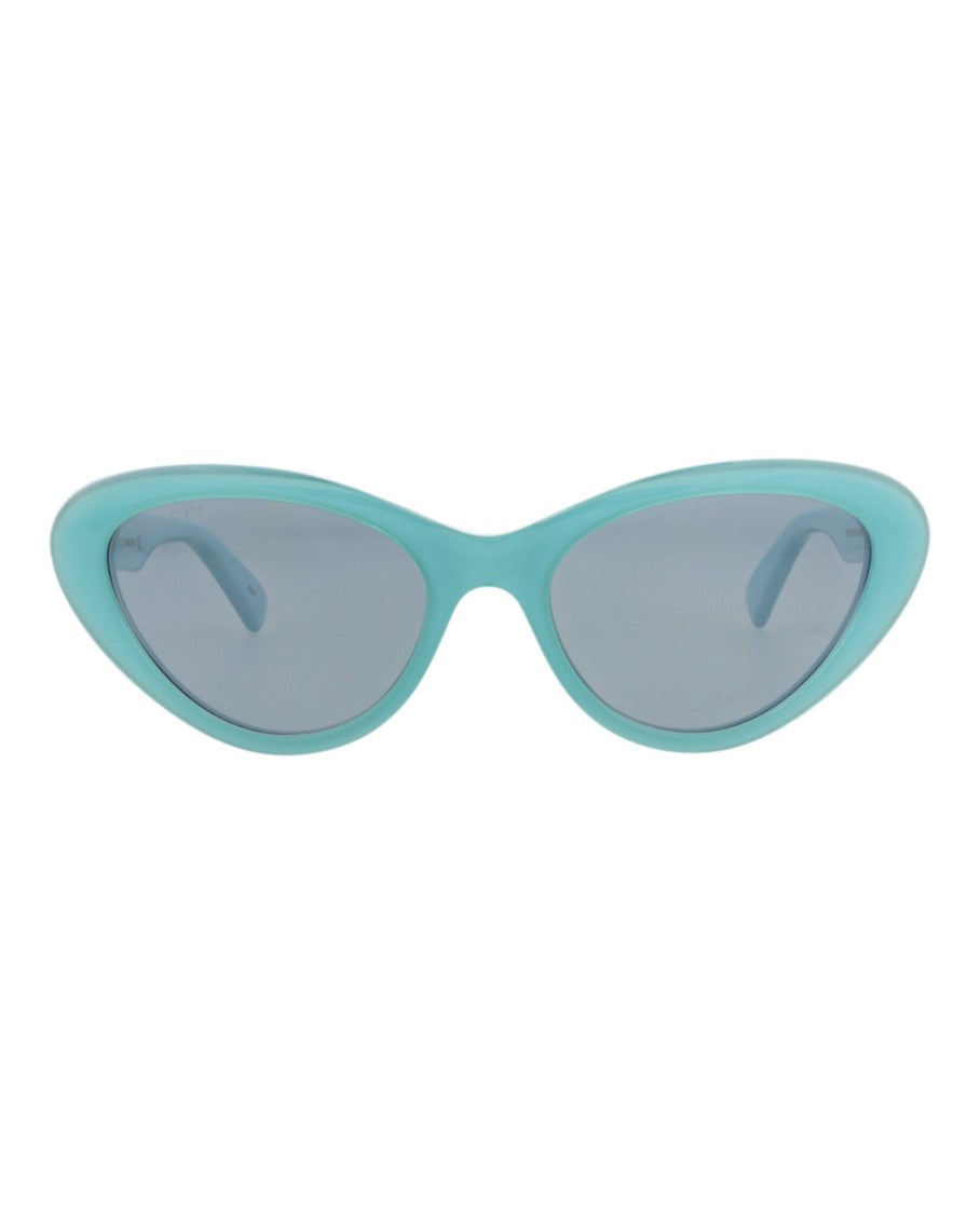 Gucci Cat Eye-Frame Acetate Sunglasses With Gold Accents