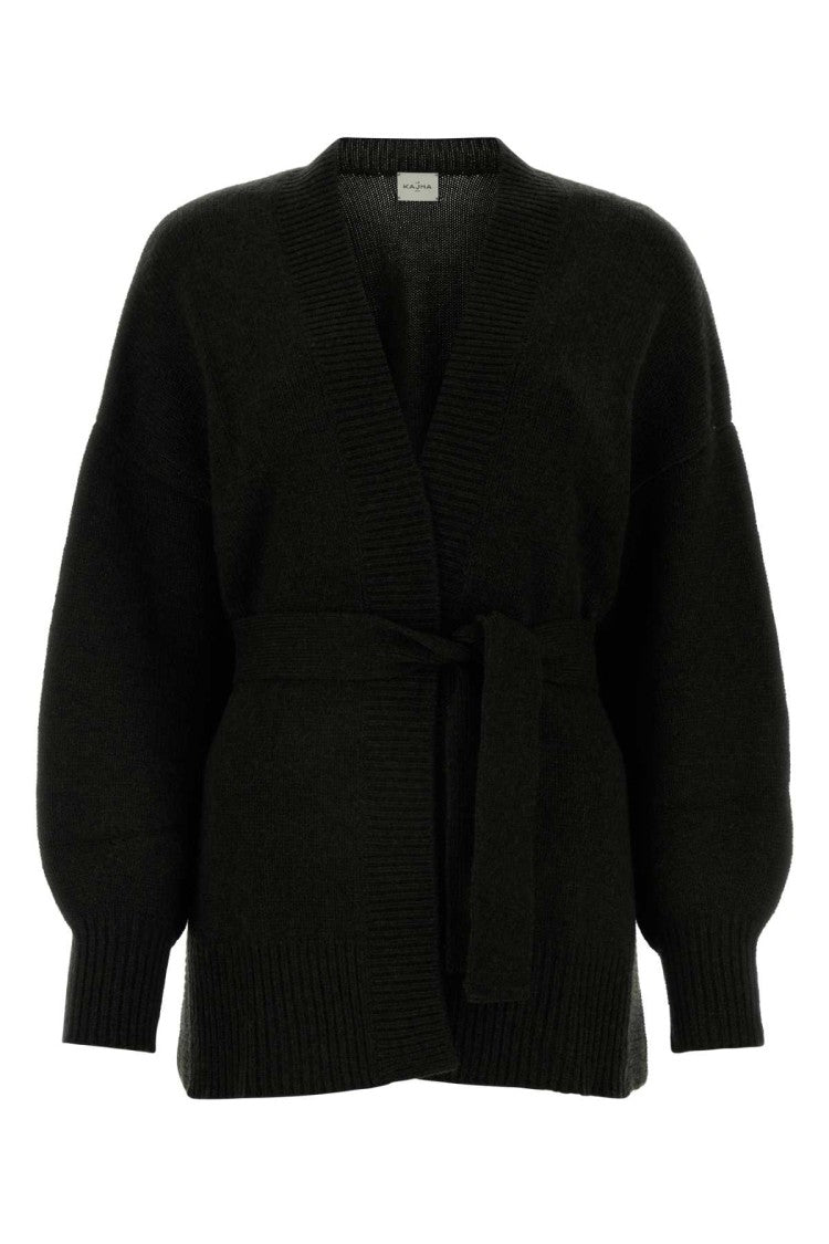 Le Kasha Black Cashmere Cardigan