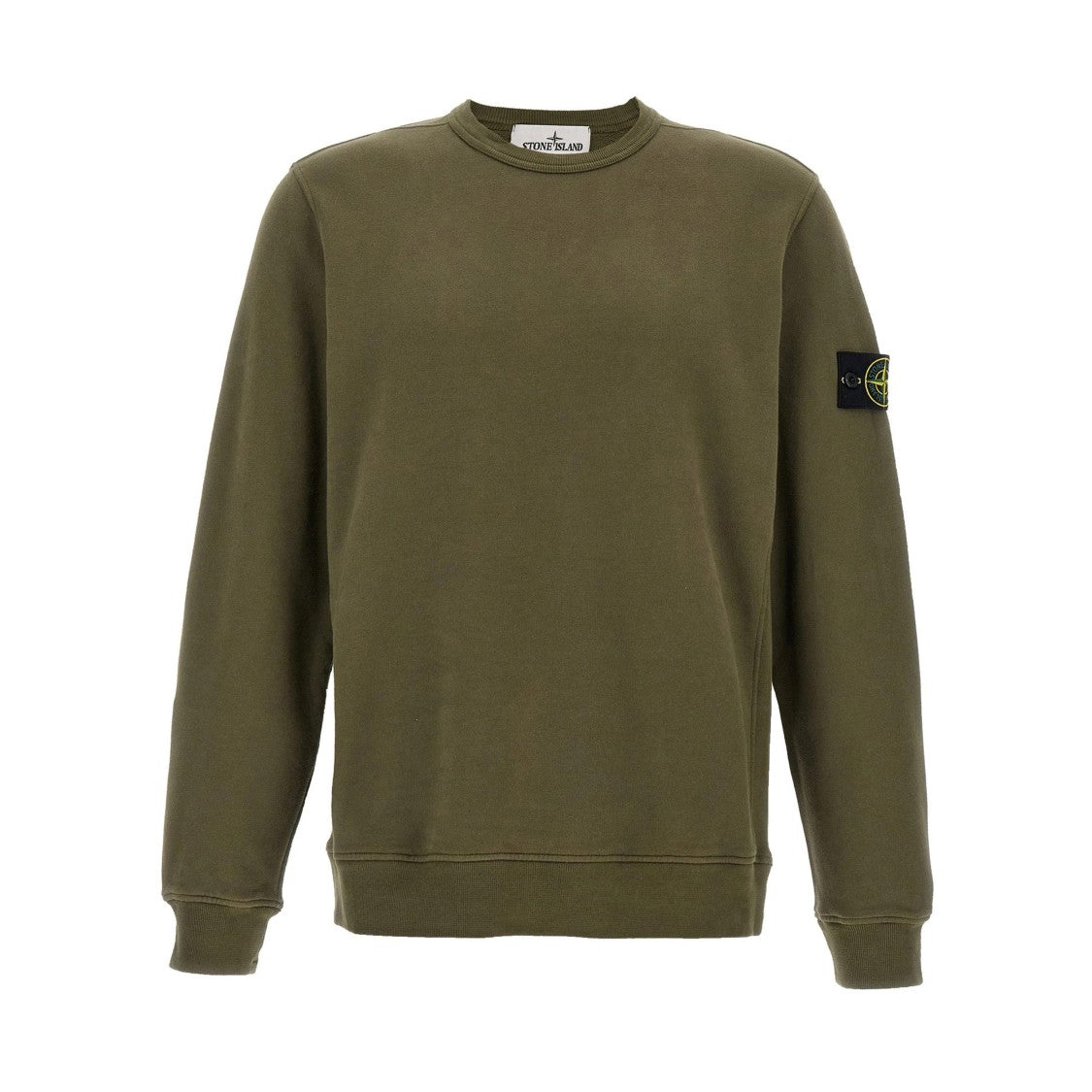 Stone Island Solid Olive Green Stone Island Sweatshirt