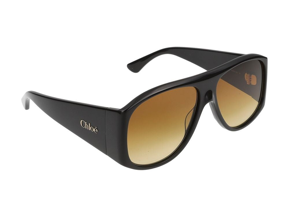 Chloé Brown Ch0347s Oversized Square Acetate Sunglasses