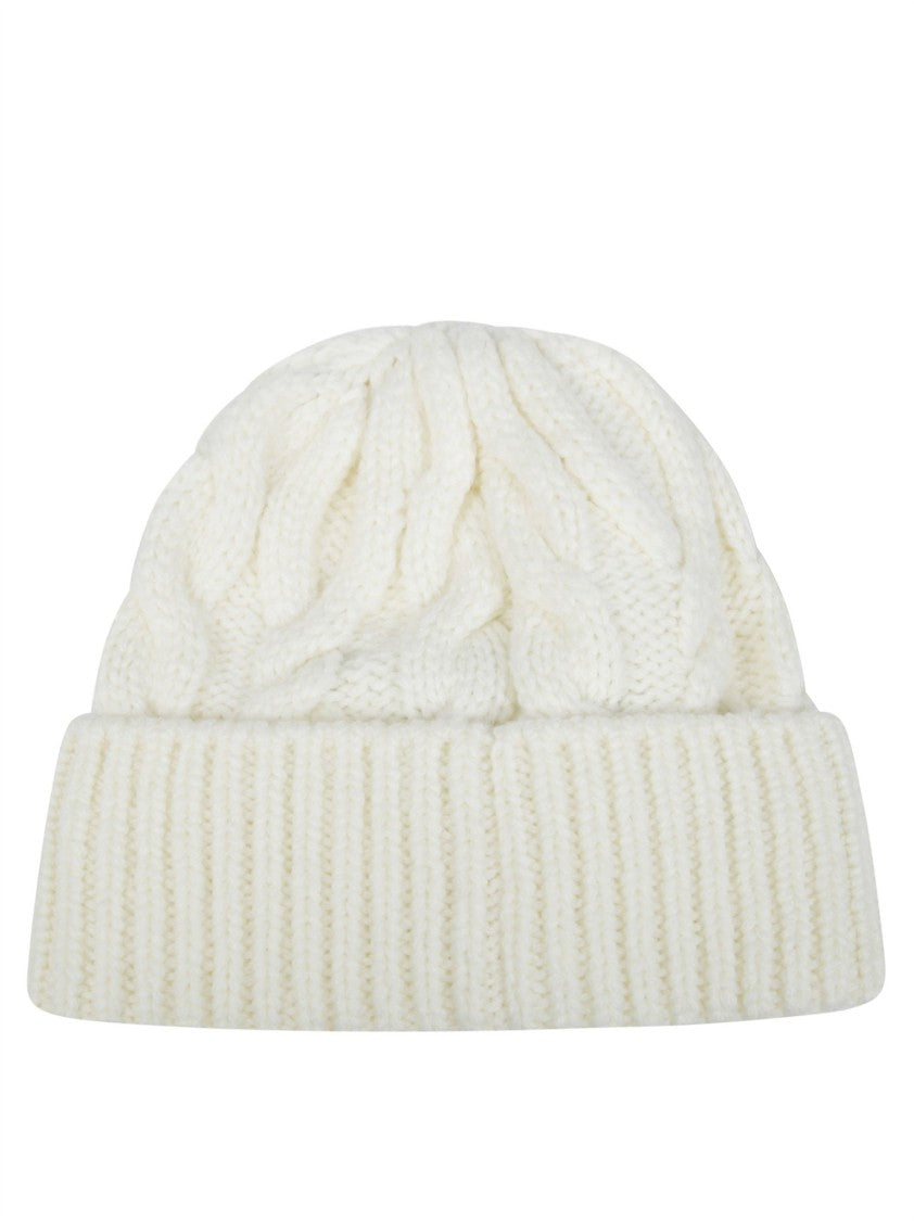 Moncler Grenoble Thick Cable Knit Ribbed Cuff Hat