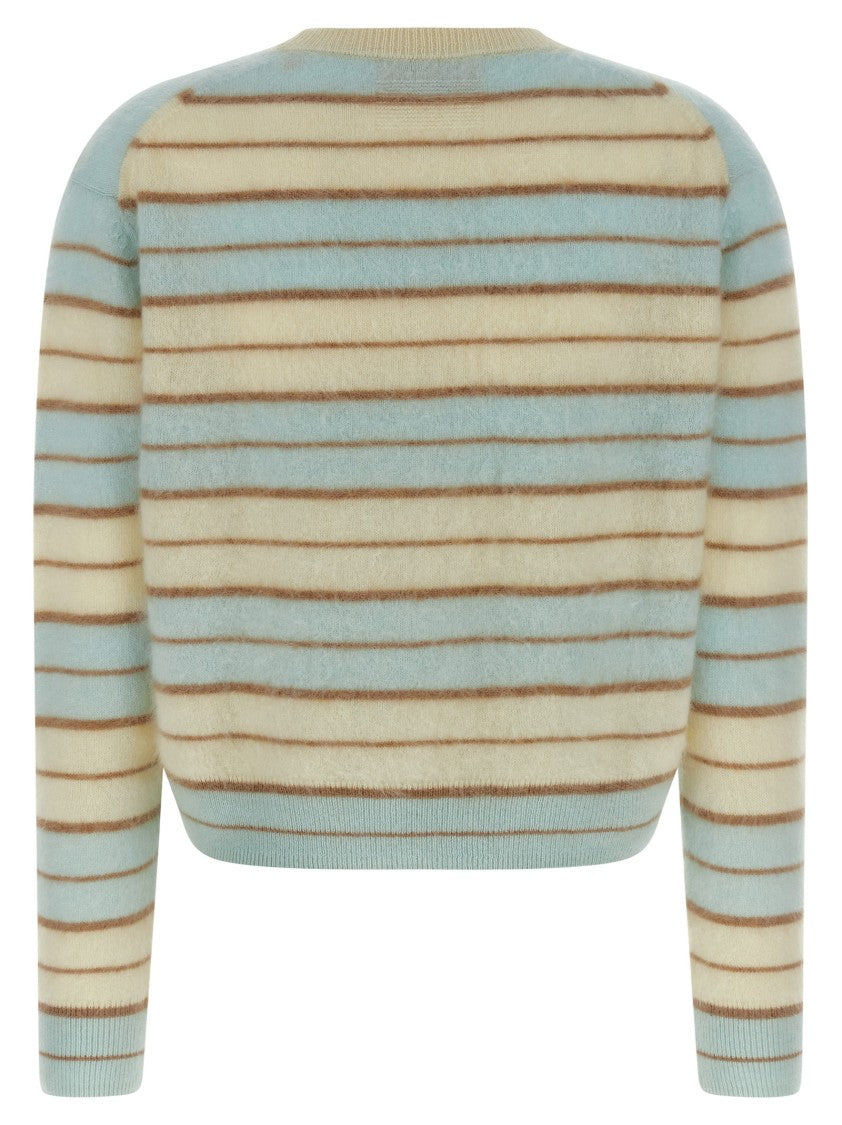 Guest In Residence Grizzly Stripe Crew Sweater