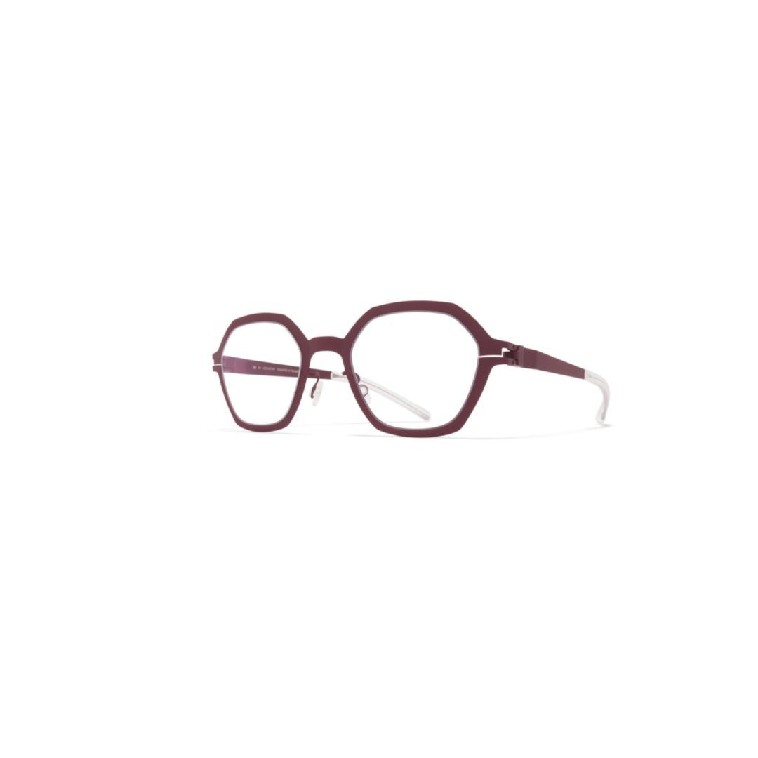 Mykita Burgundy Rosemary Geometric Sunglasses