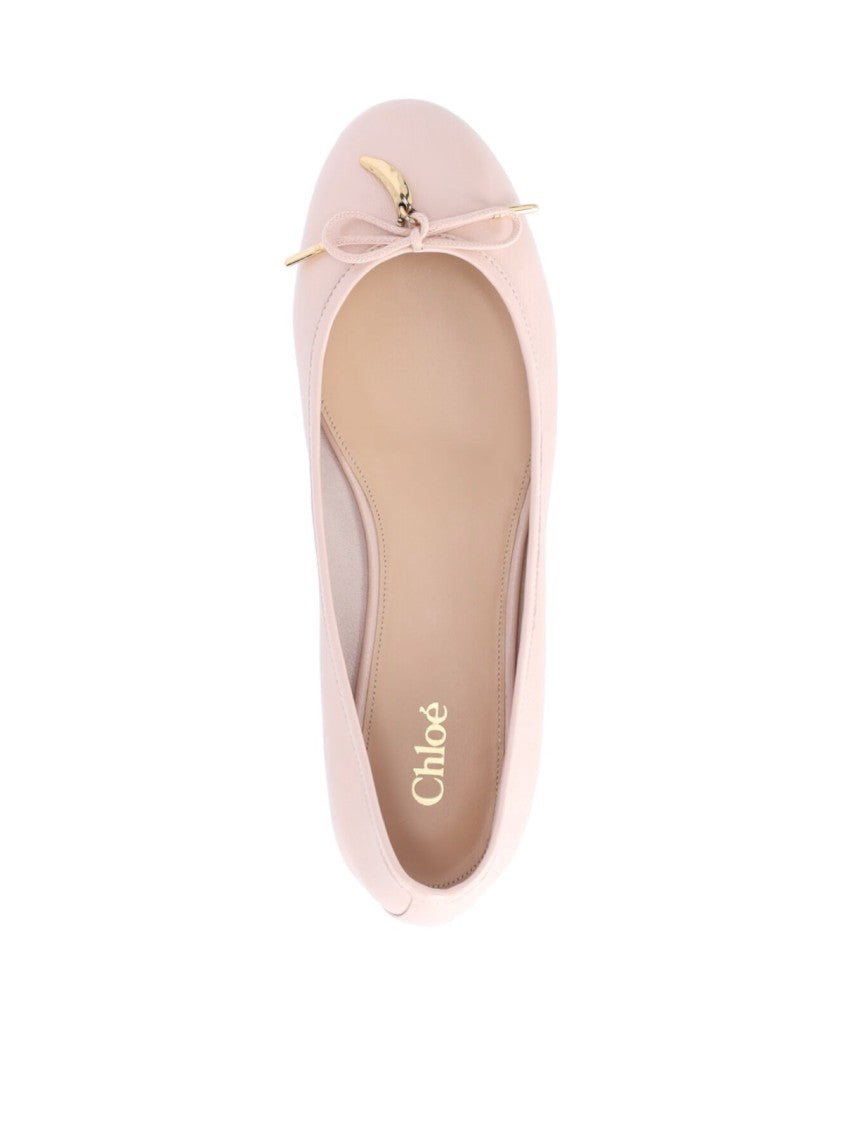 Chloé Iris Leather Ballerina Flats