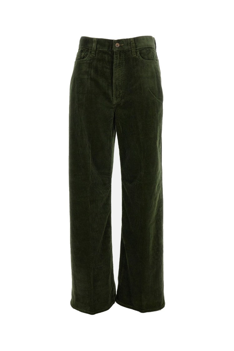 Polo Ralph Lauren Ribbed Cotton Wide-Leg Pants